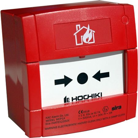 Hochiki CDX Conventional I.S Manual Call Point CCP-E-IS