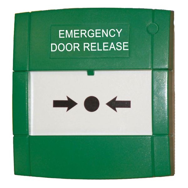 KAC Green Emergency Door Release Call Point NO/NC Contacts