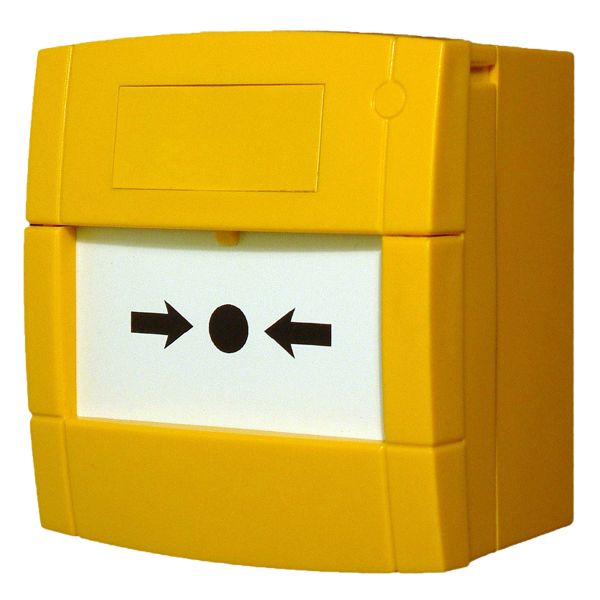 KAC Yellow Fire Alarm Call Point NO/NC Contacts