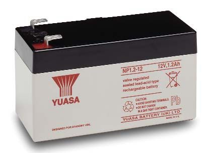 Yuasa NP Battery 12V 1.2AH
