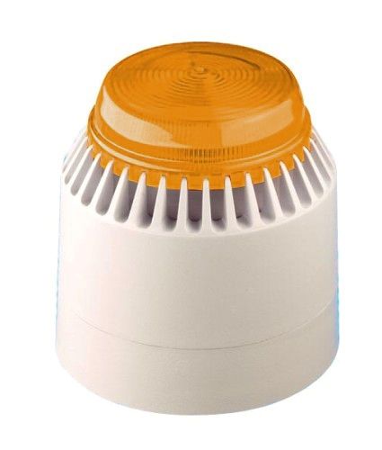 Fulleon Flashni White Body Amber Lens Independant Beacon & Sounder 