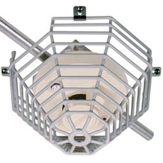 STI Surface Mount Steel Cage Protector 210mm x 145mm Vandal Cage for Smoke, Fire and CO Detectors 