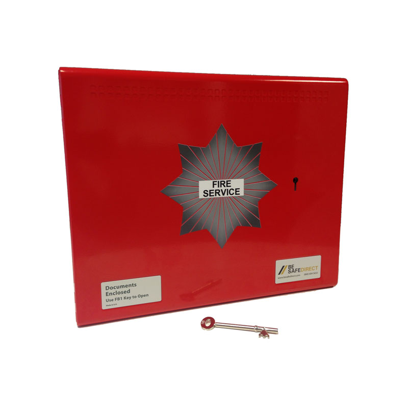 Premises Fire Document Box with FB1 Firemans Lock